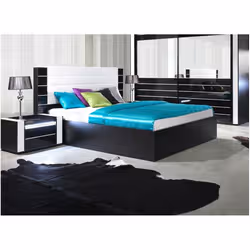 Meublorama DS-MK-LINN-NOIR-31+SOM160*3C/126KG lit - Vue supplémentaire 2