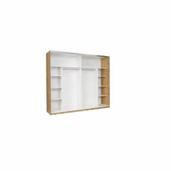 Meublorama DS-MK-WOOD-11-*6C/196KG placard et armoire de chambre à coucher 8 étagères 2 portes(s) - Vue supplémentaire 2