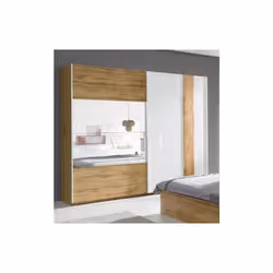 Meublorama DS-MK-WOOD-11-*6C/196KG placard et armoire de chambre à coucher 8 étagères 2 portes(s) - Vue supplémentaire 3
