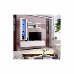 Meublorama AM-FLY-WW FY H2*3C/63KG Support TV et centre de divertissement 4 étagères - Vue supplémentaire 2