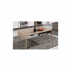 Meublorama DS-MK-OSLO-BLANC-07*1C/25KG Table à café, latérale et de salon Forme rectangulaire - Vue supplémentaire 2