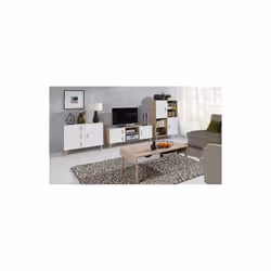 Meublorama DS-MK-OSLO-BLANC-07*1C/25KG Table à café, latérale et de salon Forme rectangulaire - Vue supplémentaire 4