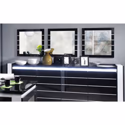 Meublorama DS-MK-LINN-NOIR-29*1C/16KG miroir mural - Vue supplémentaire 2