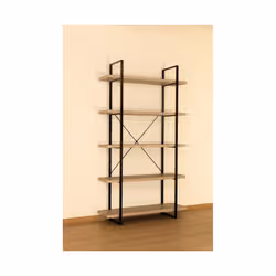 Meublorama PR-SHELVES-FU-005*C/25KG étagères Panneaux MDF, Métal Marron - Vue supplémentaire 3