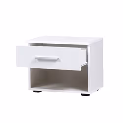 Meublorama DS-MK-COMO-23*1C/24KG Table de nuit et table de chevet 1 tiroir(s) Blanc - Vue supplémentaire 3