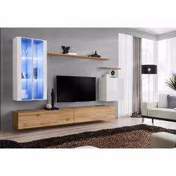 Meublorama AM-SWITCH 12-WWT SW 12*7C/99KG Armoire de rangement de salle à manger - Vue supplémentaire 2