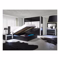 Meublorama DS-MK-LINN-NOIR-81*4C/132KG lit - Vue supplémentaire 4