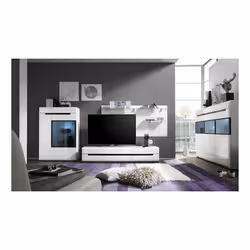 Meublorama DS-HA-HEKTOR-BLC-2497AJ40*1C/40KG Support TV et centre de divertissement 2 tiroir(s) - Vue supplémentaire 3