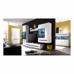 Meublorama DS-HA-HEKTOR-BLC-2497AJ40*1C/40KG Support TV et centre de divertissement 2 tiroir(s) - Vue supplémentaire 4