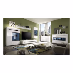 Meublorama DS-HA-HEKTOR-BLC-2497AJ40*1C/40KG Support TV et centre de divertissement 2 tiroir(s) - Vue supplémentaire 5