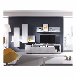 Meublorama DS-HA-BOTA-2484FG04*1C/53KG étagères Panneaux MDF Gris - Vue supplémentaire 3