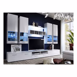 Meublorama AM-DORADE-WW DO*7C/169KG Support TV et centre de divertissement 2 tiroir(s) 14 étagères - Vue supplémentaire 2