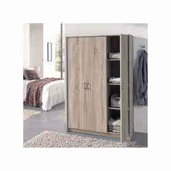 Meublorama DS-RU-RAY-6310-2*2C/83KG placard et armoire de chambre à coucher 5 étagères 3 portes(s) - Vue supplémentaire 2