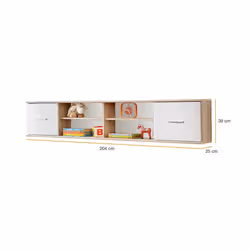 Meublorama AM-DINO-DSW DI TYP 07*1C/26KG étagères Panneaux MDF Marron - Vue supplémentaire 3