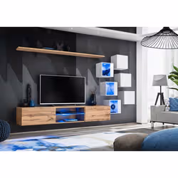 Meublorama AM-SWITCH 21-WTW SW 21*9C/72KG Armoire de rangement de salle à manger - Vue supplémentaire 2