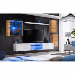 Meublorama AM-SWITCH 23-WTW SW 23*5C/67KG Armoire de rangement de salle à manger - Vue supplémentaire 2