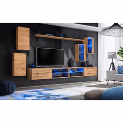Meublorama AM-SWITCH 25-WT SW 25*7C/84KG Armoire de rangement de salle à manger - Vue supplémentaire 2