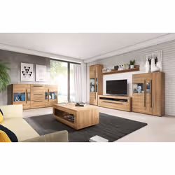 Meublorama HA-TULSA-24KZFJ01*1C/12KG étagères Panneaux MDF Marron - Vue supplémentaire 3