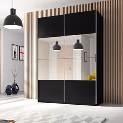 Meublorama HA-BETA-22W01654*4C/125KG placard et armoire de chambre à coucher 5 étagères 2 portes(s) - Vue supplémentaire 3