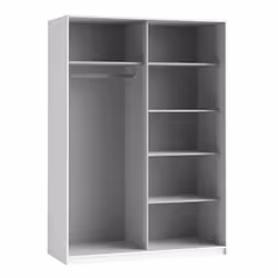 Meublorama HA-BETA-22971655*4C/141KG placard et armoire de chambre à coucher 5 étagères 2 portes(s) - Vue supplémentaire 3