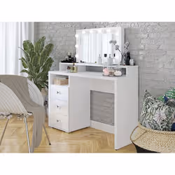 Meublorama HA-DIVA-2497KB49*2C/59KG coiffeuse et ensemble de coiffeuses pour chambre à coucher - Vue supplémentaire 2