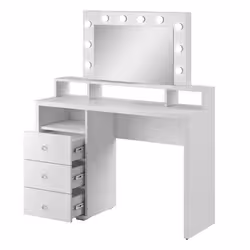 Meublorama HA-DIVA-2497KB49*2C/59KG coiffeuse et ensemble de coiffeuses pour chambre à coucher - Vue supplémentaire 5