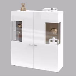 Meublorama HA-COBY-247JMB46+LED-21000002*3C/57KG buffet de salle à manger 2 portes(s) - Vue supplémentaire 2