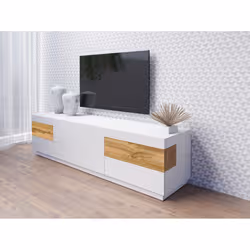 Meublorama HA-SILKE-247JGY40*2C/73KG Support TV et centre de divertissement 6 tiroir(s) - Vue supplémentaire 3