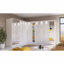 Meublorama HA-OPTIMA-2497KL17+LED-26000020*3C/63KG Armoire de rangement de salle à manger - Vue supplémentaire 5