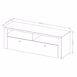 Meublorama HA-LARONA-24XCDZ41*1C/30KG Support TV et centre de divertissement - Vue supplémentaire 2