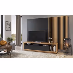 Meublorama HA-CELINE-24N2LR03*1C/24KG Support TV et centre de divertissement - Vue supplémentaire 3