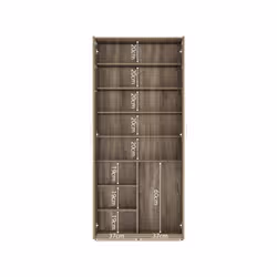 Meublorama RU-MIKE-5220-2*2C/57KG Organisateur pour chaussures Marron - Vue supplémentaire 4