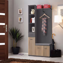 Meublorama AM-MARCO-ANAS MC1+P*4C/63KG armoire d'entrée - Vue supplémentaire 2