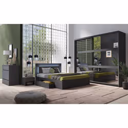 Meublorama MK-FINO-F1-U12012/U12012-50-B+SOM140*4C/99KG lit - Vue supplémentaire 3