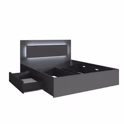 Meublorama MK-FINO-F1-U12012/U12012-51-B+SOM160*4C/99KG lit - Vue supplémentaire 2