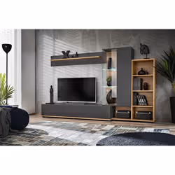 Meublorama AM-SILK II-ANWT SK2*3C/82KG Support TV et centre de divertissement 8 étagères - Vue supplémentaire 2