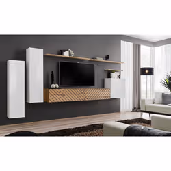 Meublorama AM-SWITCH 1-WWTL SW 1*7C/89KG Armoire de rangement de salle à manger - Vue supplémentaire 2