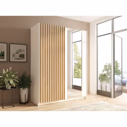 Meublorama MK-DALIA-D5-W10200_R20315-III10-B-*3C/124KG placard et armoire de chambre à coucher 4 étagères 2 portes(s) - Vue supplémentaire 3