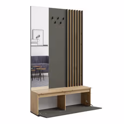Meublorama DL-MK-MK-DORIS-90+27-*2C/82KG armoire d'entrée - Vue supplémentaire 2