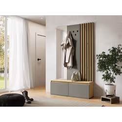 Meublorama DL-MK-MK-DORIS-90+27-*2C/82KG armoire d'entrée - Vue supplémentaire 4