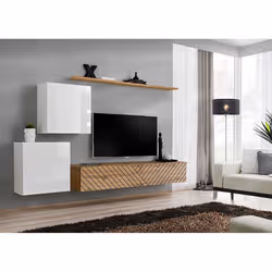 Meublorama AM-SWITCH 5-WWTL SW 5*4C/66KG Armoire de rangement de salle à manger - Vue supplémentaire 2