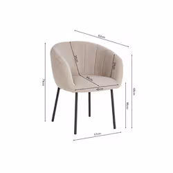 Meublorama RU-SEVILLA-9455-10*1C/8KG fauteuil - Vue supplémentaire 5