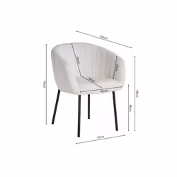 Meublorama RU-SEVILLA-9455-9*1C/8KG fauteuil - Vue supplémentaire 2