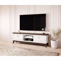 Meublorama HA-TISARO-2473LJ40*2C/82KG Support TV et centre de divertissement 2 tiroir(s) - Vue supplémentaire 3