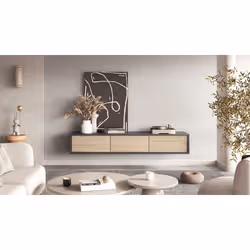 Meublorama HA-FRIDA-24JDMT38*2C/34KG Support TV et centre de divertissement - Vue supplémentaire 3