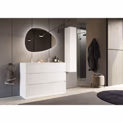 Meublorama MI-START-439013-T120*2C/66KG miroir de salle de bain et armoire de rangement pour évier - Vue supplémentaire 2