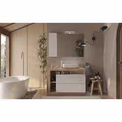 Meublorama MI-HAMBURG-439030K-T110-*2C/55KG miroir de salle de bain et armoire de rangement pour évier - Vue supplémentaire 4