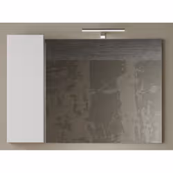 Meublorama MI-HAMBURG-431330-7110P*2C/21KG miroir mural Blanc - Vue supplémentaire 2