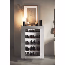 Meublorama MI-BASIC-409015-44*1C/38KG Organisateur pour chaussures Blanc - Vue supplémentaire 5