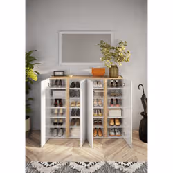 Meublorama MI-FRAME-409089-44K*2C/64KG Organisateur pour chaussures Blanc - Vue supplémentaire 2